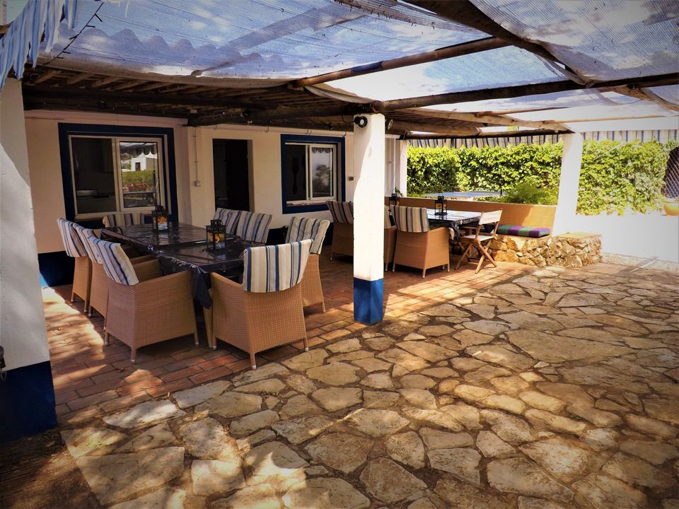 Communal dining area at Quinta Agave